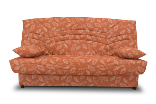 Pack de rhabillage pour Clic-Clac en 130x190 cm - Tissu FEUILLE ORANGE