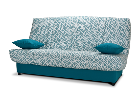 Pack de rhabillage pour Clic-Clac en 130x190 cm - Tissu CUBE TURQUOISE