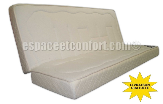 Matelas de Clic-Clac - HR 30 kg/m3 - Finition Matelas - 16 cm